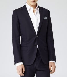 Reiss Fairline B Two Button Blazer Navy