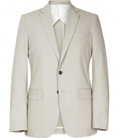 Reiss Miami B Patterned Two Button Blazer Stone