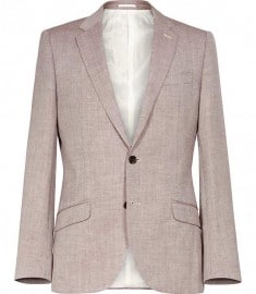 Reiss Nassau B Two Button Textured Blazer