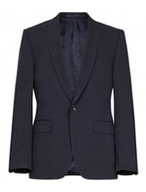 Reiss Heart Shawl Collar Tuxedo Jacket Midnight
