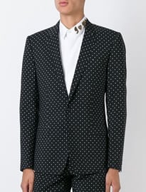 Dolce & Gabbana Polka Dot Print Suit
