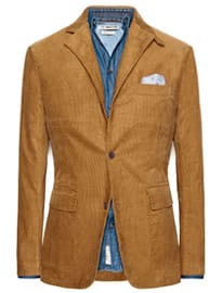 He By Mango Straight-fit Corduroy Blazer