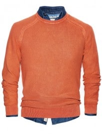 He By Mango Washed Cotton Sweater