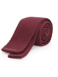 He By Mango Textured Knit Tie