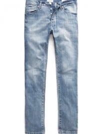 He By Mango Slim-fit Light Wash Bob Jeans