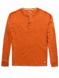 He By Mango Slub-cotton Henley T-shirt