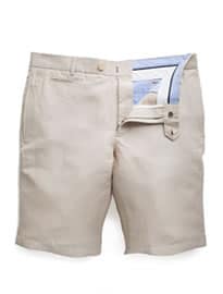 He By Mango Linen Cotton-blend Bermuda Shorts