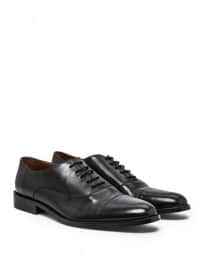 He By Mango Leather Oxford Shoes