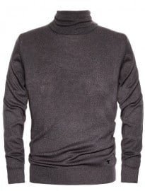 He By Mango Silk Wool-blend Turtleneck Sweater