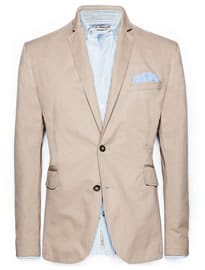 He By Mango Unstructured Cotton Blazer