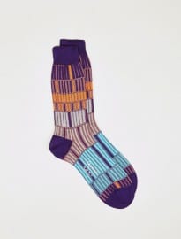 Ayame Mens Purple Electro Socks