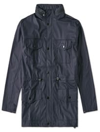 Rains Four Pocket Jacket Blue