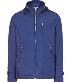 Reiss 1971 Parachute Garment Dyed Harrington Cobalt