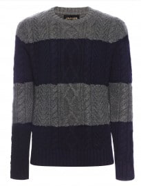Jaeger Cashmere Cable Knit Sweater