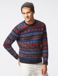 Uniqlo Men Lambswool Crew Neck Sweater