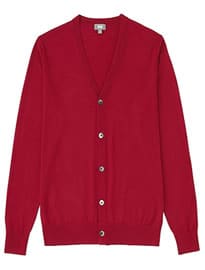 Uniqlo Men Extra Fine Merino V Neck Cardigan