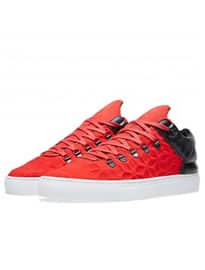 Filling Pieces Mountain Cut Sneaker Red & Black Cubiq
