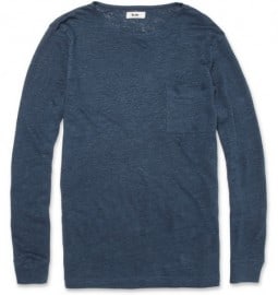 Acne Granville Linen-jersey T-shirt