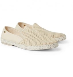 Rivieras Bem Mesh And Canvas Slip-on Shoes