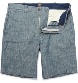 J.crew Stanton Slim-fit Chambray Shorts