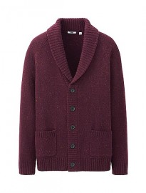 Uniqlo Men Heavy Gauge Shawl Collar Cardigan