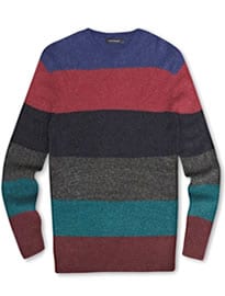 French Connection Felted Striped Knit