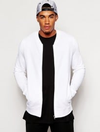 Asos Bomber Jacket In Jersey