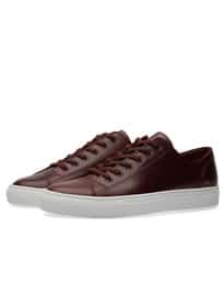 Common Projects Tournament Low Leather Bordeaux