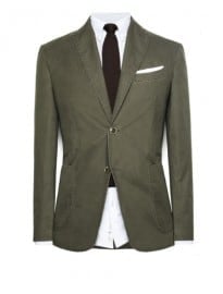 He By Mango Washed Cotton Blazer