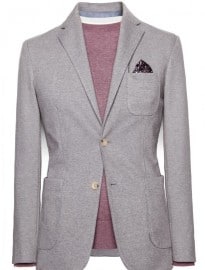He By Mango Unstructured Piqué Blazer