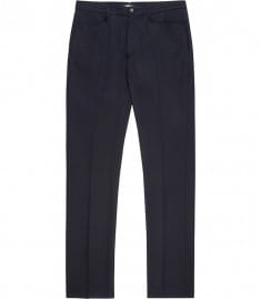 Reiss Cantebury Heavyweight Twill Trousers Navy