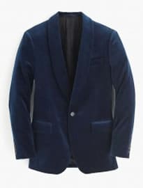 J. Crew Ludlow Shawl-collar Blazer In Velvet