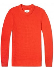 Folk Waffle Crew Knit