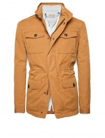 He By Mango Quilted-lined Field Jacket