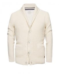 He By Mango Textured Knit Cotton Cardigan