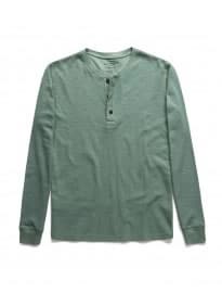 He By Mango Slub-cotton Henley T-shirt