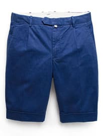 He By Mango Rolled-up Hem Cotton Bermuda Shorts