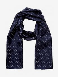 Gant Dot Diamond Silk Scarf Midnight Sky