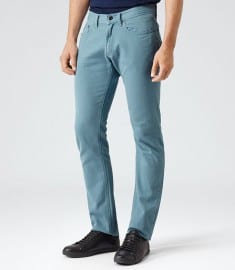 Reiss Maurice Slim-fit Twill Jeans Blue