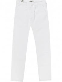 Reiss Cruise Straight Leg Coloured Jeans White