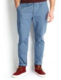 Burton Tapered Slim Fit Blue Chinos