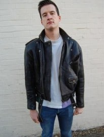 Mens Genuine Leather Perfecto Motorcycle Jacket
