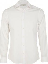 River Island White Poplin Shirt