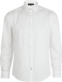 River Island White Poplin Shirt
