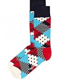 River Island Red Argyle Happy Socks