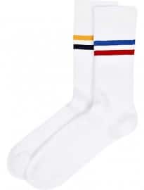 River Island White Coloured Stripe Socks Pack