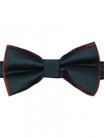 River Island Teal Two-tone Bow Tie