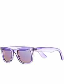 River Island Purple Clear Retro Sunglasses