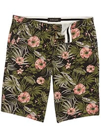 River Island Black Floral Print Shorts