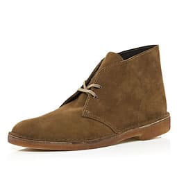 River Island Brown Clarks Originals Suede Desert Boots